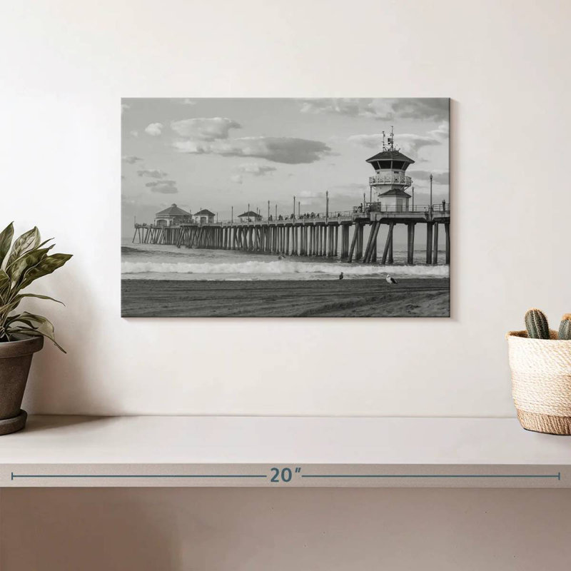 Hannes Pier à Huntington Beach, H 8 po x l 12 po