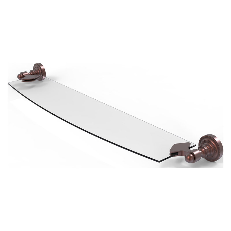 Marchmont Bracket Shelf, 2.25" H x 22" W x 6.1" D, Antique Copper