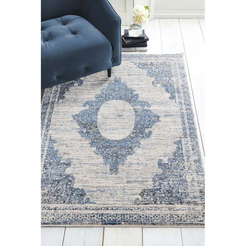 Tapis oriental crème de Sapna Gavarnie, Rectangle 5 pi 3 po x 7 pi 2 po