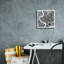 "Epic Graffiti" Rome Map Black "par Laura Marshall, art mural sur toile-102878727