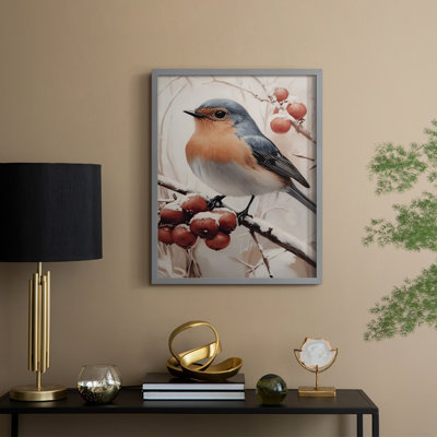 Christmas Holiday Art -Series 2-CCXVI Framed Print - Solid Wood