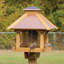 Mangeoire à oiseaux en bois