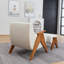 Upholstered Chenille Armchair With Footstool-945252925-951561097