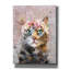 «Flower Crown Tabby Cat 3» par Furbaby Affiliates, art mural sur toile-1658260900