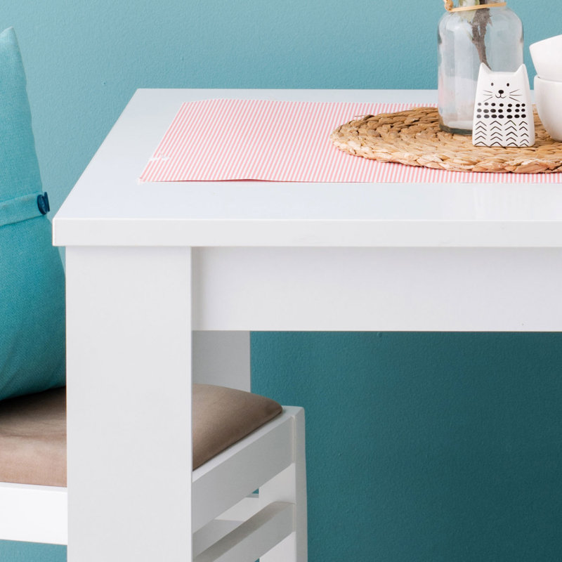 Kentarius Square 80Cm L x 80Cm W Dining Table, White