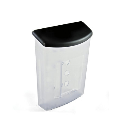 Porte-dépliant mural transparent transparent pour l'extérieur avec couvercle et vis pour l 8,5 po x H 11 po, paquet de 2