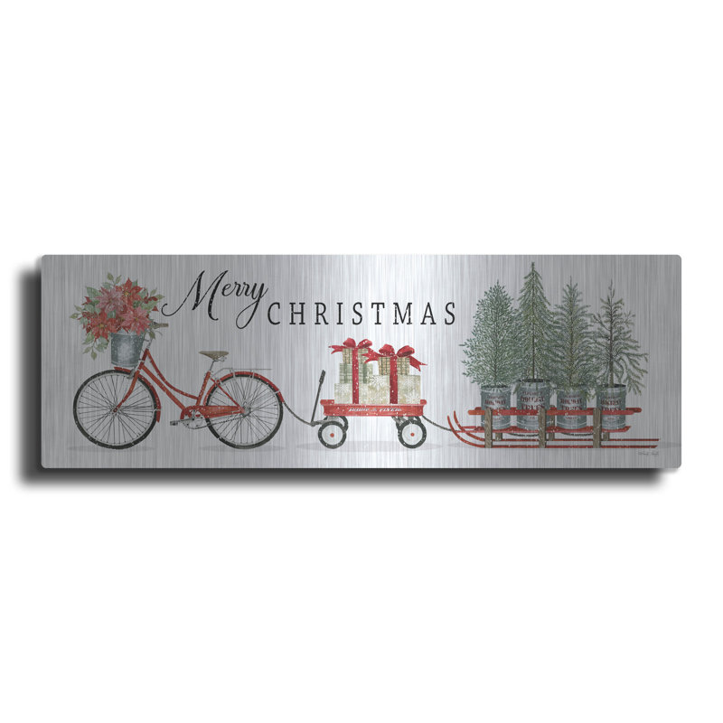 «Christmas Livraison Trio» par Cindy Jacobs, H 12 po x l 36 po