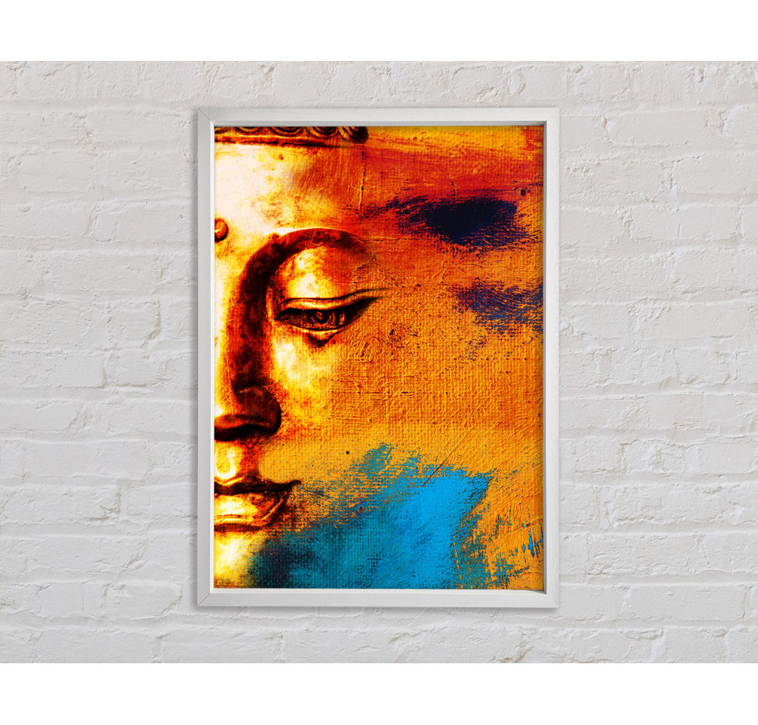 Buddha 5 - Einzelne Bilderrahmen Kunstdrucke auf Leinwand