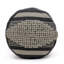 Repose-pieds cylindrique en tissu, repose-pieds