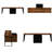 Lige 108"W 2 Person Computer Desk-689715467