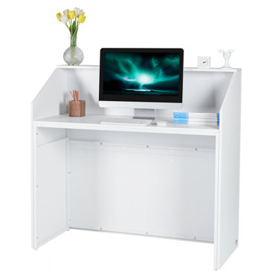 Rectangle Manufactured Wood Reception Desk