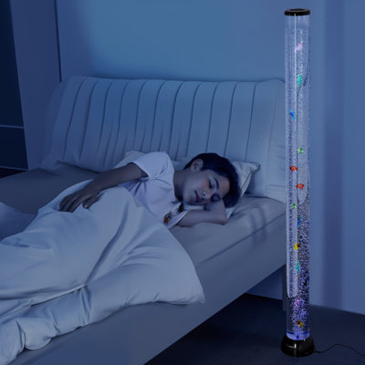 Bubble Tube Lamp 16 Color Sensory Aquarium Lamp for Relief Calming