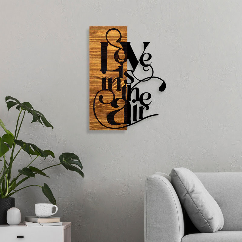 Décoration murale en bois