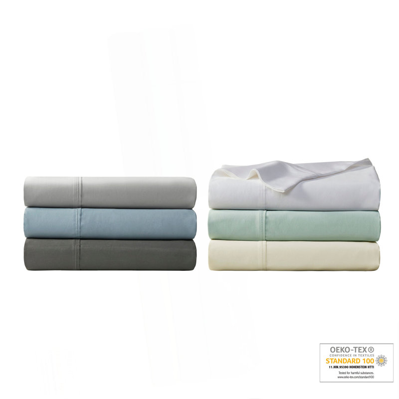 Ensemble de draps 4 pièces HeiQ, King Quilt + 3 Additional Pieces, Écume de mer, écume de mer
