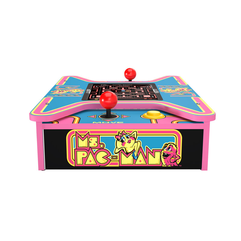 Arcade 1up - Mlle Pac-Man Tête à Tête Contre-Cade 2 Joueur
