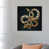 Toile avec cadre gris