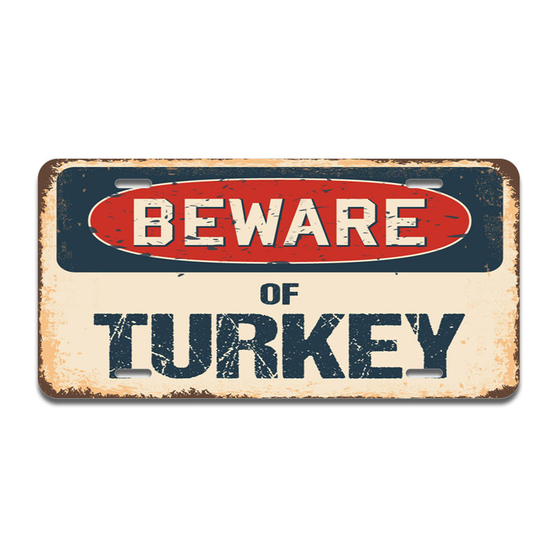 Cadre en aluminium Beware of Turquie
