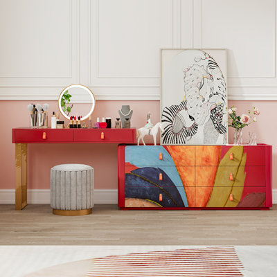 Creative Painted Dresser