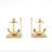 Decorative Aluminum Anchor Shape Bookend-Tabletop Objects