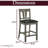 Nicoll 4 - Person Solid Wood Solid Wood Top Four Leg Dining Set-1029174611
