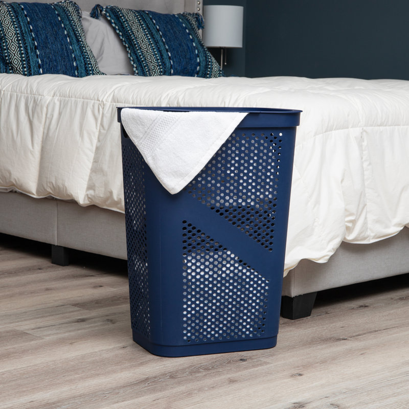 Panier à linge léger et perforé, Navy
