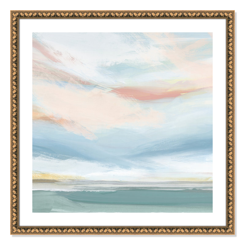 Sweetness I by Isabelle Z, 33.25" H x 33.25" W x 0.88" D, Gold Bead Framed Paper