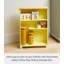 Tower Yamazaki Home Rolling Slim Bathroom Utility Cart, Storage Shelf Narrow Organizer Rack-108741671