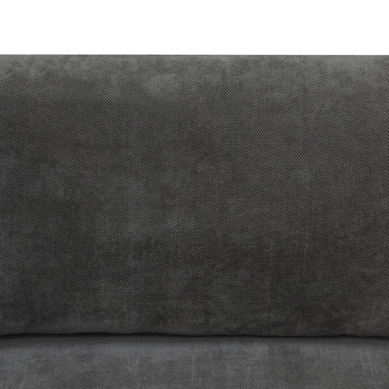 Ensemble de canapé modulaire réversible Premium, Microfibre/microsuède gris, H 36 po x l 157 po x P 101 po
