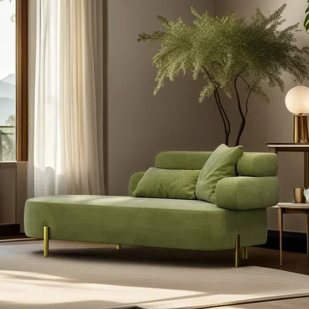 Chaise longue paresseuse à la fois simple et créative, Orienté à droite