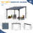 Gazebo, Wall Mounted Gazebo, Lean To Metal Awnings Gazebos, Gazebo Pergola With Sloped Roof, Outdoor Patio Gazebo Awning For Backyard, Deck-106901055-106693956