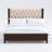 Desmoke Upholstered Wingback Bed-23059360
