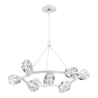 Gatsby 9 - Light Unique Wagon Wheel Pendant