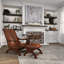 Fauteuil et repose-pieds Korey-977099634