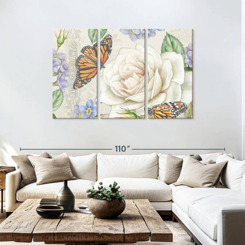 Harnek Rose Garden In Bloom IV, 48" H x 74" W
