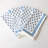 Celeste Blue Handcrafted Block Print Napkins - Set of 4