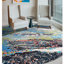 Hand Woven Wool Abstract Area Rug-65382638