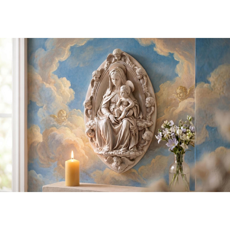 Madonna and Child Wall Sculpture
