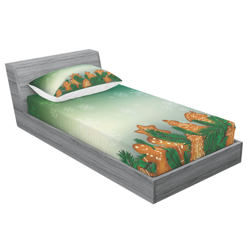 Microfiber Sheet Set, Twin Sheet Set with Fitted Sheet