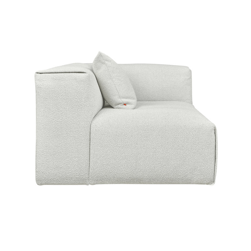 Nest Modular Right Arm Chair, Morris Fog
