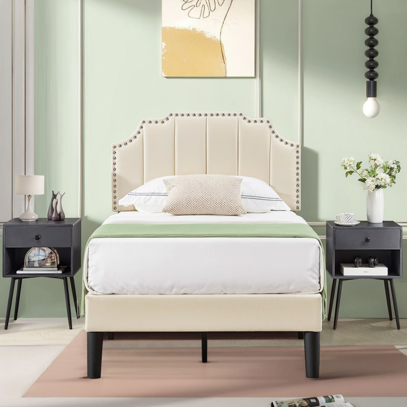 Ensemble de chambre à coucher Arlindo, Gris, Simple