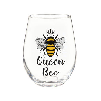 Genendy 17 oz. Stemless Wine Glass