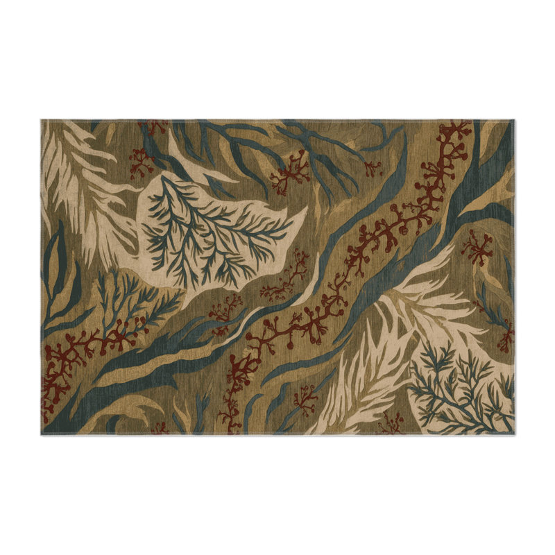 Tapis d'intérieur et d'extérieur brun Nature, Rectangulaire 3 pi x 5 pi