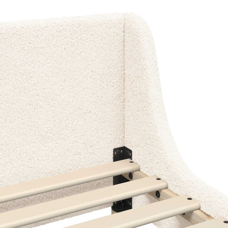 Bed Frame, Cream/Natural, European Toddler (80 x 160cm)