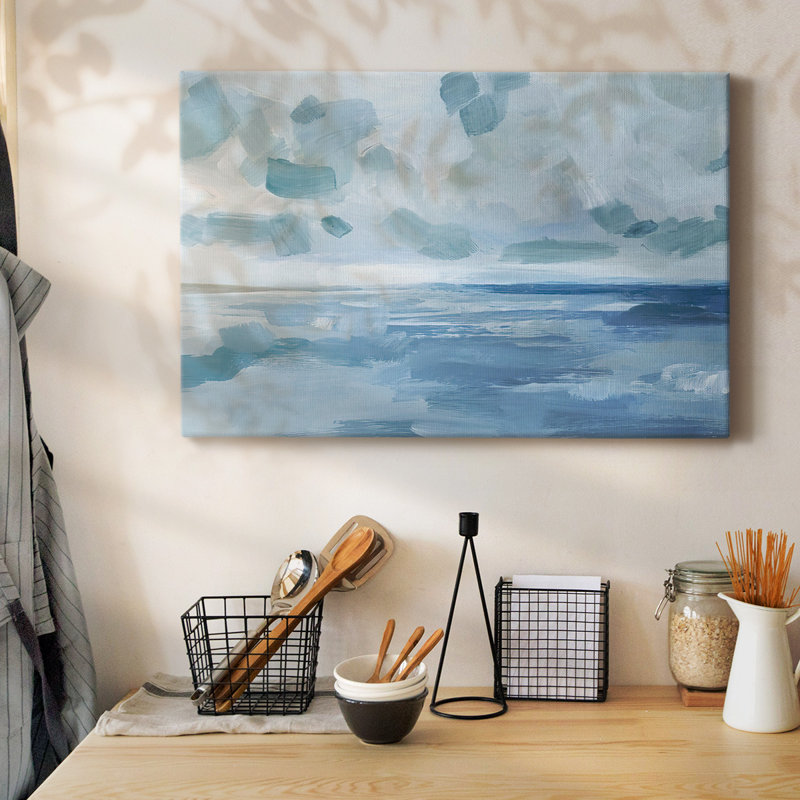 Calm Seascape I-Gallery, toile tendue, H 12 po x l 18 po