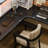 Black L-Shaped Solid Wood desk-108304571-108304573