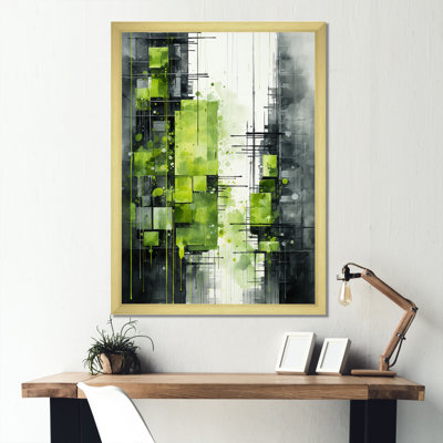Lime Lofts Skyscraper City Horizon II - gratte-ciel, art mural pour le salon