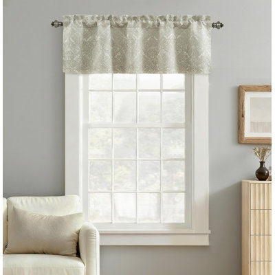 Cantonnière Boho Linen Crochet Farmhouse Vintage