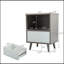Table de chevet, table de chevet avec tiroir et tablette de rangement, table d'appoint