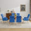 Chaise de salle à manger rembourrée avec accoudoirs en tissu Amdad-1392810940-1408077783-1392390081