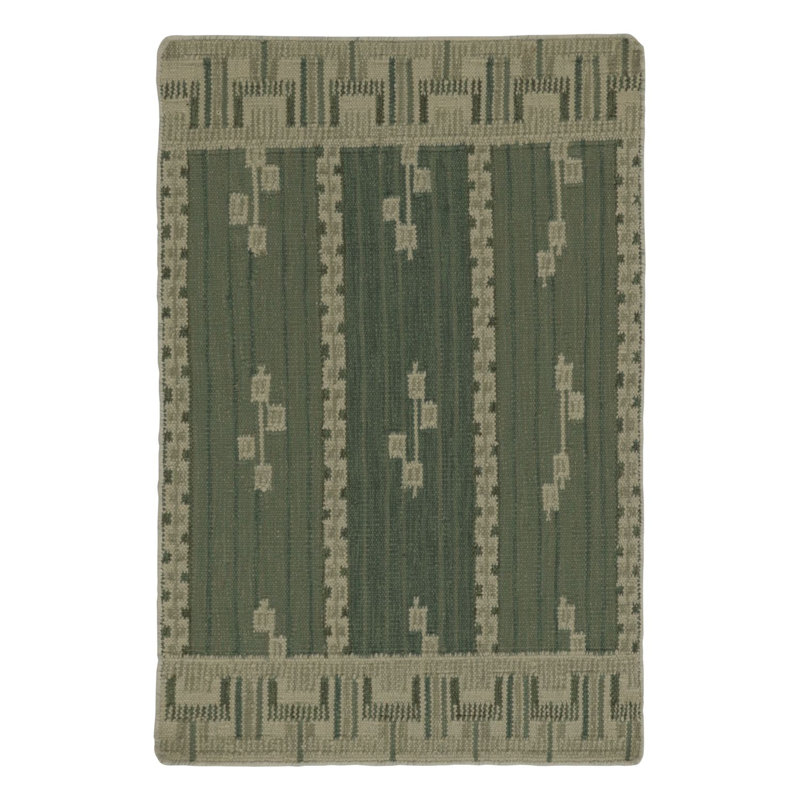 Scandinavin Wool Geometric Area Rug, Rectangle 9' x 12'